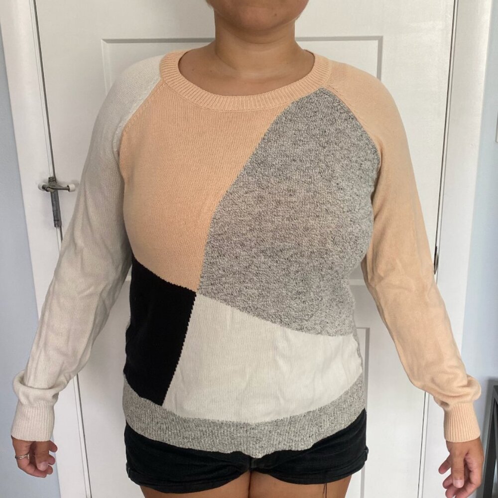 Madewell colorblock sweater